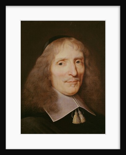 Portrait of a man with a velvet skullcap by Philippe de Champaigne