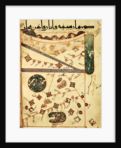 Map of the South of Russia and Azerbaijan by Al Istakhri (10th century)