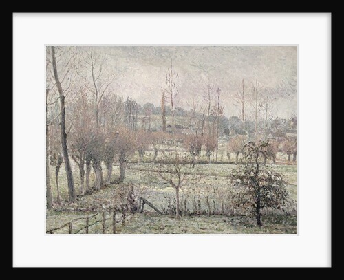 Snow Effect at Eragny, 1894 by Camille Pissarro
