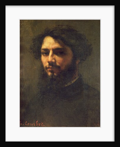Self-portrait by Gustave Courbet