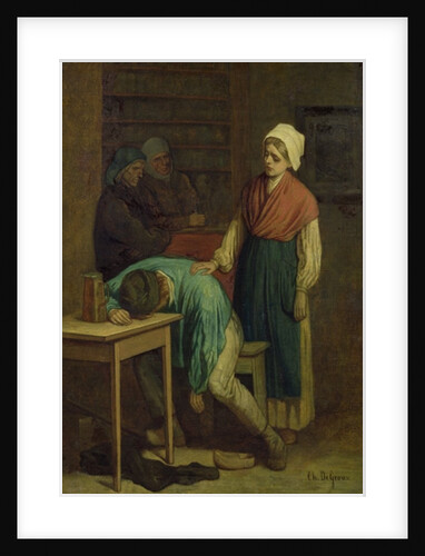 The Drunkard by Charles de Groux