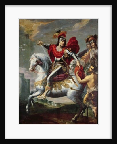 St. Martin sharing his cloak with the beggar by Georges Lallemand