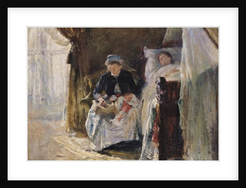 The Invalid and the Birth, 1887 by William van Strydonck