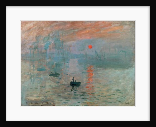 Impression, Sunrise, 1872 by Claude Monet