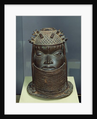 Commemorative Oba Head, late 18thc early 19thc by School Beninois