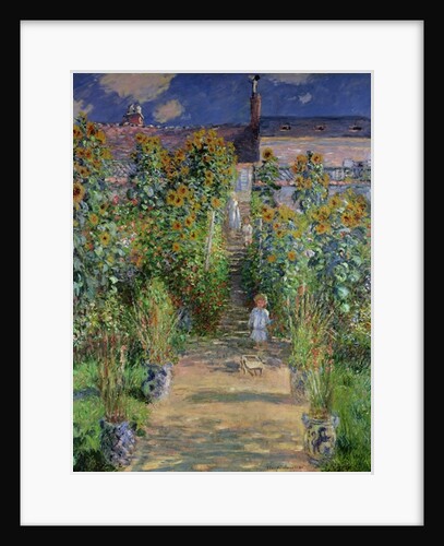 The Artist's Garden at Vetheuil, 1880 by Claude Monet