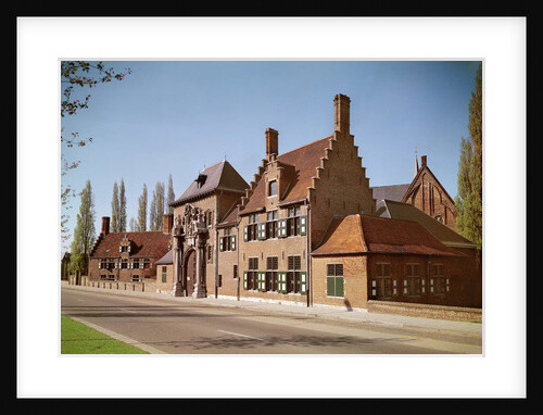 View of the entrance to the Abbey of Bijloke by Anonymous