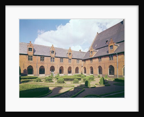 View of the Cloisters and Courtyard by Anonymous