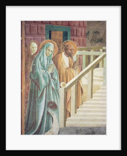 Saint Anne and Joachim at the Presentation of Mary in the Temple, 1433-34 by Paolo Uccello