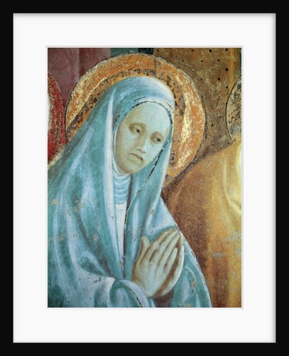 Head of Saint Anne from the Presentation of Mary in the Temple, 1433-34 by Paolo Uccello