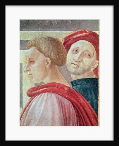 Heads of two men by Paolo Uccello