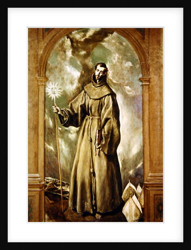 Saint Bernard of Clairvaux, 1603 by El Greco