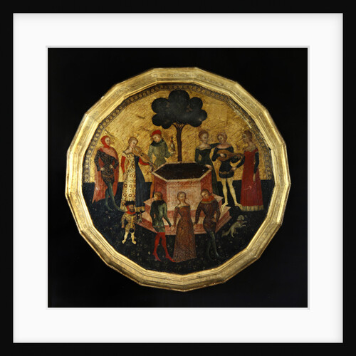 The Court of Love, c. 1380 by Italian School