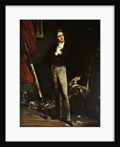 Portrait of a young revolutionary during the French Revolution of 1830 by Alexandre Marie Colin
