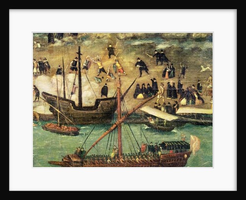 The Port of Seville, c.1590 by Alonso Sanchez Coello