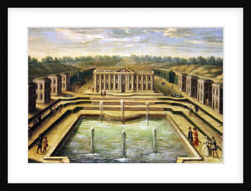 The Chateau and Pavilions at Marly from the perspective of the gardens, early eighteenth century by French School