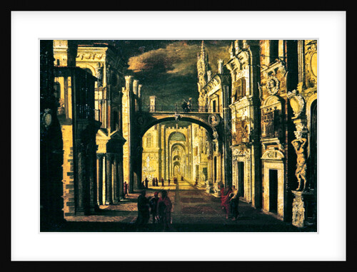 Architectural perspective by Francois de Nome