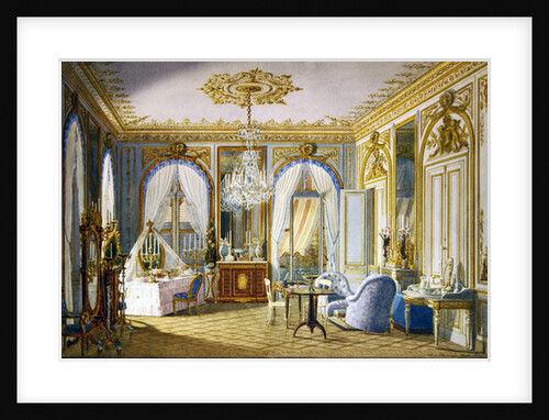Dressing Room of the Empress Eugenie at Saint-Cloud, 1860 by Fortune de Fournier