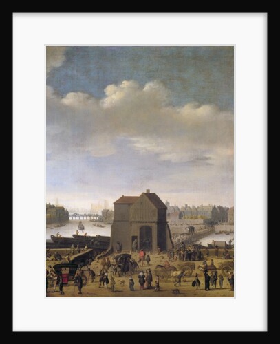 View of the Bridge and Quai de la Tournelle, c.1645 by Theodor
