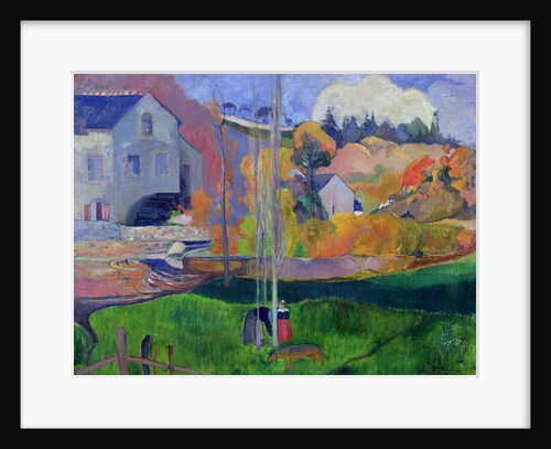 Brittany Landscape: the David Mill, 1894 by Paul Gauguin