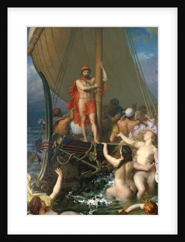 Ulysses and the Sirens by Leon-Auguste-Adolphe Belly