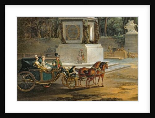 The Entrance to the Tuileries from the Place Louis XV in Paris, c.1775 by Jacques Philippe Joseph de Saint-Quentin