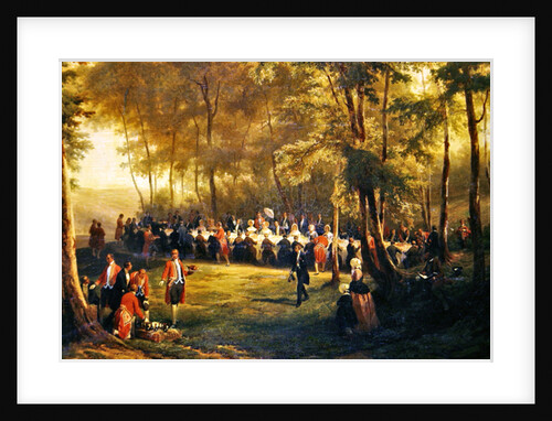 Lunch Given by Louis-Philippe for Queen Victoria in the Forest of Eu, 6th September 1843, 1844 by Karl Girardet