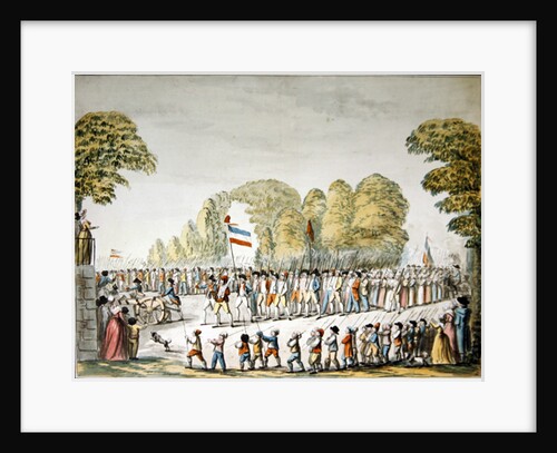 Revolutionary procession, c. 1789 by Etienne Bericourt