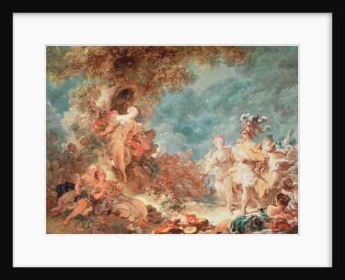 Rinaldo in the garden of the palace of Armida by Jean-Honore Fragonard