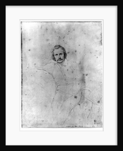 Edgar Quinet, 1833 by Sebastien Melchior Cornu