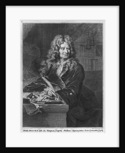 Portrait of Nicolas Boileau, known as Boileau-Despreaux, 1706 by Hyacinthe Rigaud