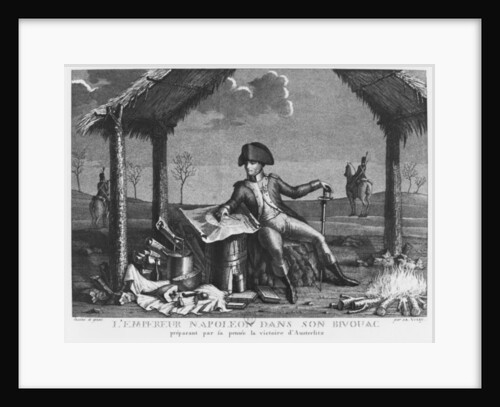 Bivouac of Emperor Napoleon I planning the victory of Austerlitz, 1805 by Jean Baptiste Verzy