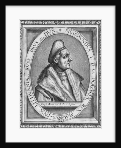 Sigismund I, King of Poland and Grand Duke of Lithuania by French School