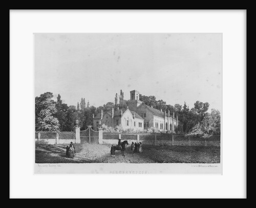 The Castle of Pohrebyszcze where Madame Hanska, wife of the French novelist Honore de Balzac was born by Napoleon Orda