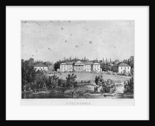 The Castle of Wierzchownia by Napoleon Orda