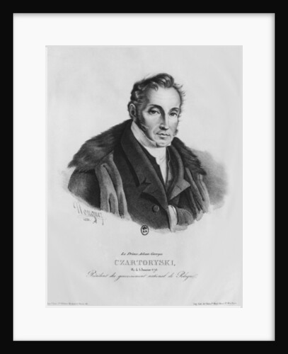 Prince Adam George Czartoryski, 1831 by French School