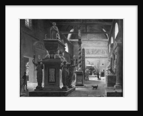 The great room of the Musee des Monuments Francais, c.1820 by Jean Lubin Vauzelle