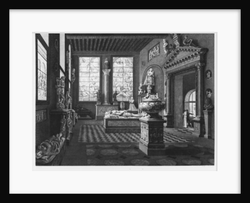The 16th century room, Musee des Monuments Francais, Paris by Jean Lubin Vauzelle