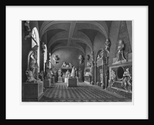 First view of the 17th century room, Musee des Monuments Francais, Paris by Jean Lubin Vauzelle