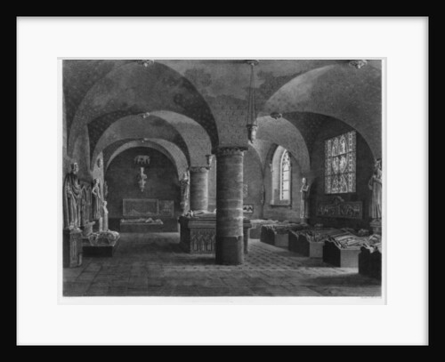 The 13th century room, Musee des Monuments Francais, Paris by Jean Lubin Vauzelle