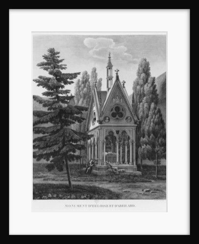 Tomb of Heloise and Abelard, Musee des Monuments Francais by Jean Lubin Vauzelle