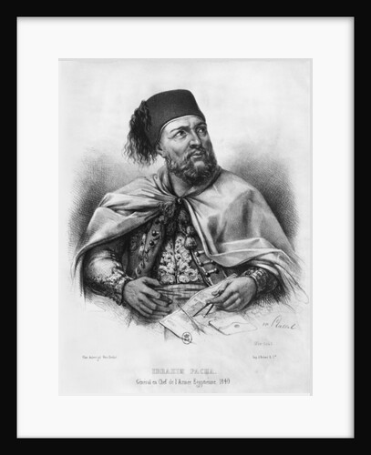 Portrait of Ibrahim Pasha, 1840 by Henri Daniel Plattel