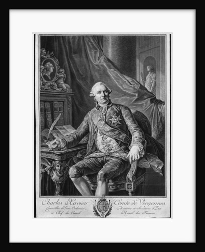 Charles Gravier, Count of Vergennes by Antoine Francois Callet