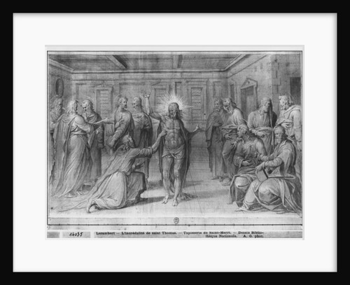 Life of Christ, Incredulity of St. Thomas by Henri Lerambert