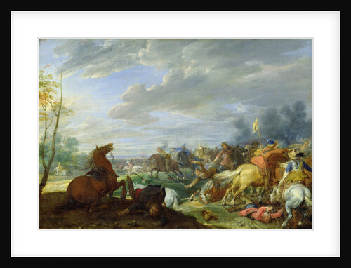 Shock cavalry by Adam Frans van der Meulen