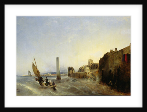 View of Napoleon Quay at Cherbourg, 1838 by Jean Louis Petit