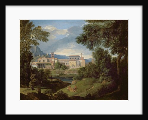 Italian landscape by Gaspard Poussin Dughet