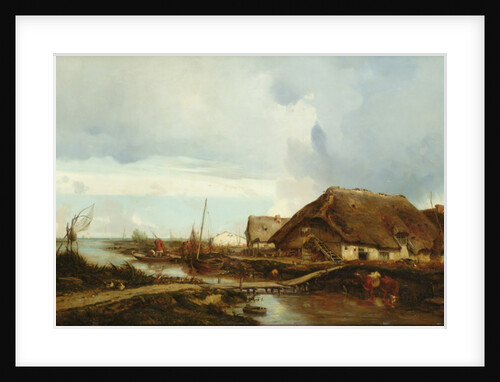 Normandy shore, 1848 by Camille Flers