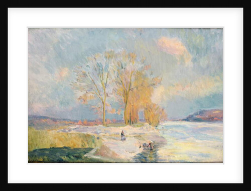 Banks of the Seine and Vernon in Winter, 1901 by Albert-Charles Lebourg