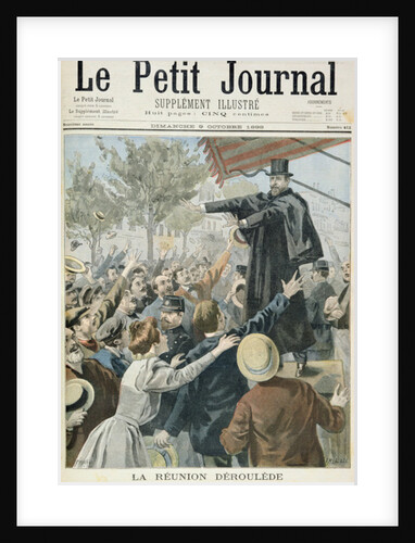 Title page depicting the meeting with Deroulede by Fortune Louis Meaulle